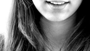 Girl smiling showing teeth after Glasgow dentist visit